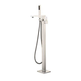 Barclay - Cohen Freestanding Faucet  (Brass),W/Handshower,BN - Brushed Nickel