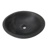 Barclay - Caspar Small Oval Cement Vessel, Copper Green - Copper Green
