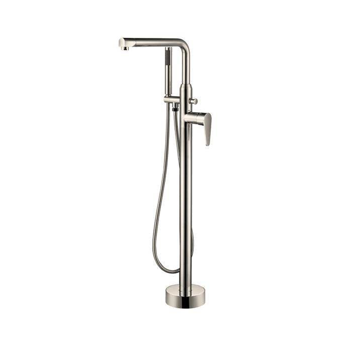 Barclay - Jansen Freestanding Faucet  (Brass),W/Handshower,BN - Brushed Nickel