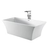 Taylor 67'' AC Freestanding Tub White,w/Internal Drain-OF BN