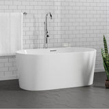Oswald 59'' Freestanding AC Tub,W/Internal Drain & OF BN