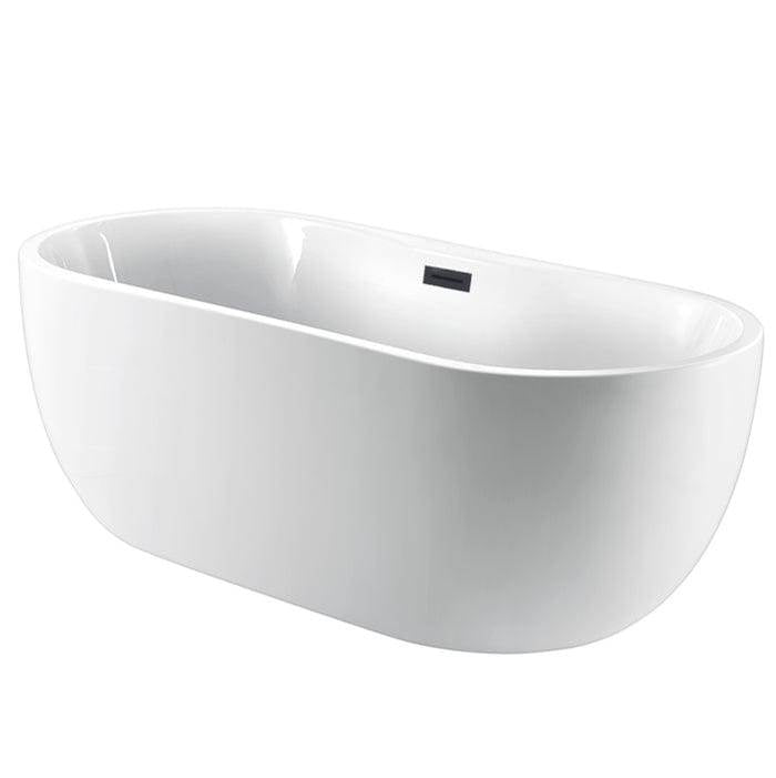 Pilar 65'' Freestanding AC,7'' Centers,W/internal drain-OF,BN