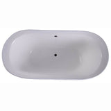 Maxmillian 67'' with Continuous Roll,OF,WH, Leaf Feet Black