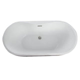 Pan 56'' AC Freestanding,Tap Deck,W/internal drain-OF,BN