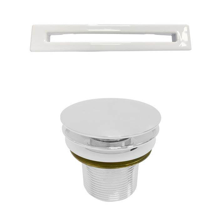 Oswald 59'' Freestanding AC Tub,W/Internal Drain & OF BN