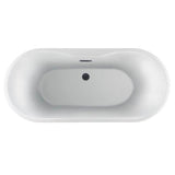 Pilar 65'' Freestanding AC,7'' Centers,W/internal drain-OF,BN