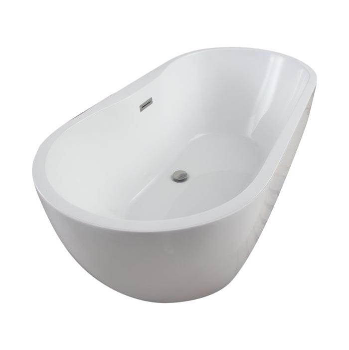 Penney 61'' Freestanding AC,7'' Centers,W/internal drain-OF,BN