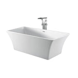 Tara 60'' AC Freestanding Tub White,w/Internal Drain-OF BN