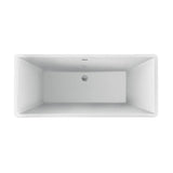 Taylor 67'' AC Freestanding Tub White,w/Internal Drain-OF BN