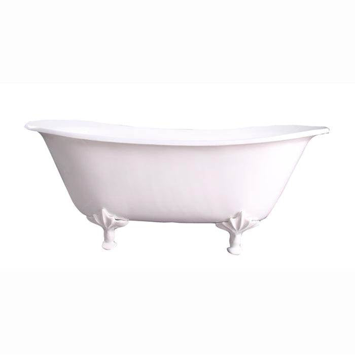 Maxmillian 67'' with Continuous Roll,OF,WH, Leaf Feet Black