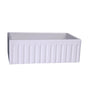 Barclay - Felicity 30'' Apron Front Sink Fluted Front,  White - White