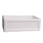 Barclay - Ellyce 30'' Apron Front Sink Picture Frame Front,  White - White