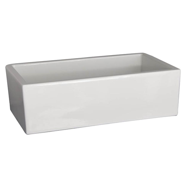 Barclay - Gwen 33'' Single Bowl Farmer Sink, White - White