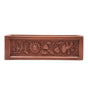 Barclay - Sunflower 30'' Embossed Single Bowl Copper Apron Front Sink-SAC - Smooth Antique Copper