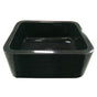 Barclay - Acantha 24'' Polished Granite Single Bowl Apron Front Sink, GPBL - Polished Black