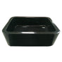 Barclay - Acantha 33'' Polished Granite Single Bowl Apron Front Sink, GPBL - Polished Black