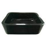 Barclay - Acantha 36'' Polished Granite Single Bowl Apron Front Sink, GPBG - Polished Blue Grey