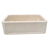 Barclay - Chardonnay 33'' Marble Single Bowl Apron Front Sink, MPGA - Polished Marble