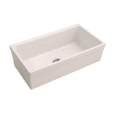 Barclay - Hinton 36'' Single Bowl Fireclay Apron Front Sink-Bisque - Bisque