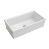 Barclay - Hinton 36'' Single Bowl Fireclay Apron Front Sink - White