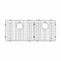 Barclay - Coriander SS 60/40 Dbl Wire Set2,16-5/8''/12-3/4'' X17-5/8''D - Stainless Steel