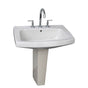 Barclay - Galaxy 28'' Ped Lav - White 8'' Widespread - White
