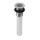Barclay - Grid Drain w/Overflow,  Polished Brass - Polished Brass