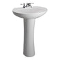 Barclay - Hampshire 450 Pedestal  Lavatory, 4''cc, White - White