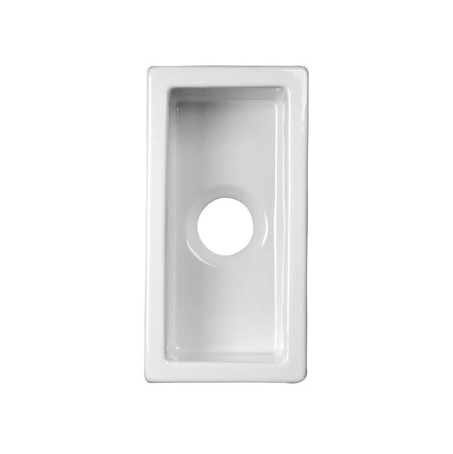 Barclay - Julie Small Fireclay Kitchen  Sink, White - White