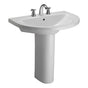 Barclay - Jumeirah Washbasin, 8''cc,  White - White