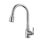 Barclay - Caryl Kitchen Faucet,Pull-Out Spray, Metal Lever Handles, CP - Polished Chrome
