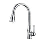 Barclay - Caryl Kitchen Faucet,Pull-Out Spray, Metal Lever Handles, CP - Polished Chrome