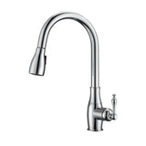 Barclay - Cullen Kitchen Faucet,Pull-Out Spray, Metal Lever Handles, CP - Polished Chrome