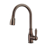Barclay - Cullen Kitchen Faucet,Pull-Out Spray, Metal Lever Handles,ORB - Oil Rubbed Bronze