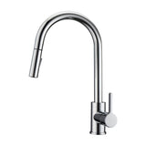 Barclay - Fenton Kitchen Faucet,Pull-out Spray, Metal Lever Handles,CP - Polished Chrome