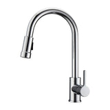 Barclay - Firth Kitchen Faucet,Pull-out Spray, Metal Lever Handles,CP - Polished Chrome