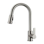 Barclay - Firth Kitchen Faucet,Pull-out Spray, Metal Lever Handles,BN - Brushed Nickel