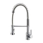 Barclay - Niall Kitchen Faucet,Pull-out Spray, Metal Lever Handles,CP - Polished Chrome