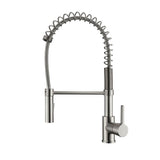 Barclay - Nakita Kitchen Faucet,Pull-out Spray, Metal Lever Handles,BN - Brushed Nickel