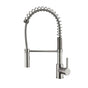 Barclay - Nakita Kitchen Faucet,Pull-out Spray, Metal Lever Handles,BN - Brushed Nickel