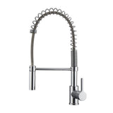 Barclay - Nakita Kitchen Faucet,Pull-out Spray, Metal Lever Handles,CP - Polished Chrome
