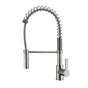 Barclay - Nakita Kitchen Faucet,Pull-out Spray, Metal Lever Handles,BN - Brushed Nickel