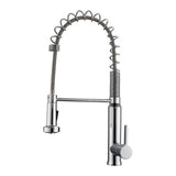 Barclay - Saban Kitchen Faucet,Pull-out Spray, Metal Lever Handles,CP - Polished Chrome