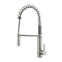 Barclay - Santos Kitchen Faucet,Pull-out Spray, Metal Lever Handles,BN - Brushed Nickel