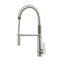 Barclay - Santos Kitchen Faucet,Pull-out Spray, Metal Lever Handles,BN - Brushed Nickel