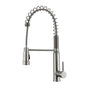 Barclay - Shallot Kitchn Faucet,Pull-out Spray, Metal Lever Handles,BN - Brushed Nickel