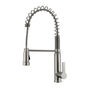 Barclay - Shallot Kitchn Faucet,Pull-out Spray, Metal Lever Handles,BN - Brushed Nickel