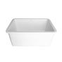 Barclay - Orabella Fireclay, Single Bowl Undermount, Kitchen Sink,White - White