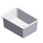 Barclay - Pierina Fireclay, Single Bowl Undermount, Kitchen Sink,White - White