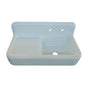 Barclay - Alma 42'' Cast Iron Kitchen Sink, 8'' Widespread,White - White